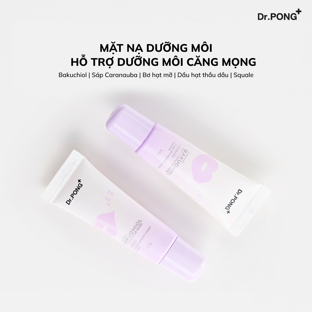 Mặt nạ dưỡng môi Dr.PONG Timeless Bakuchiol Anti-aging Lip 8.5g
