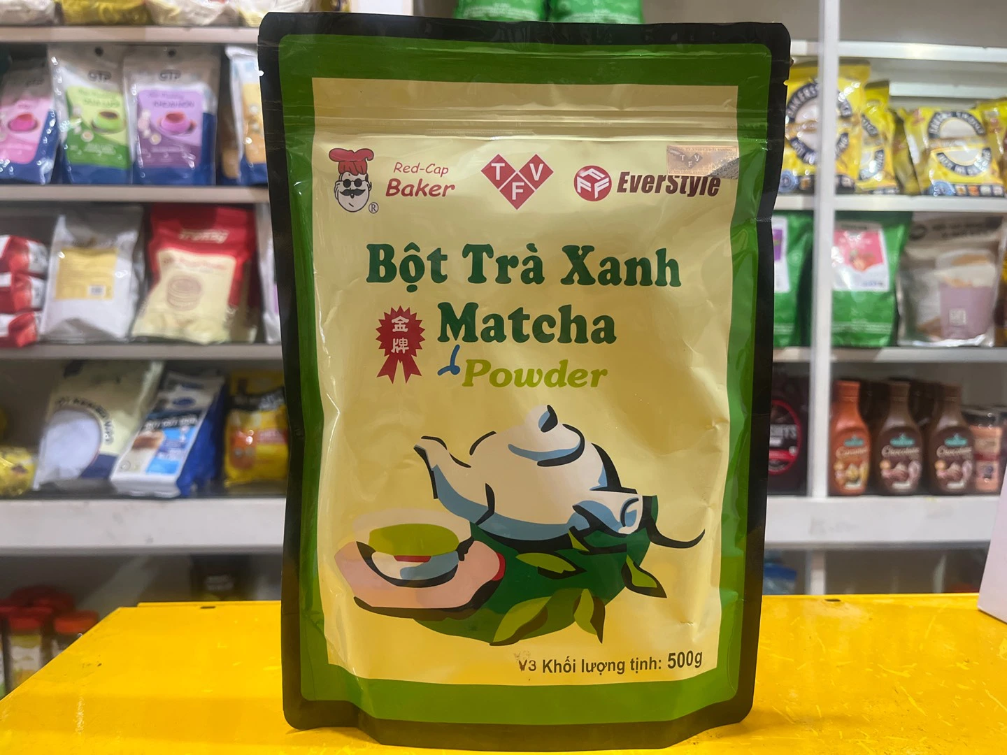 Bột Trà Xanh Matcha Thới Vương 500g (10 Gói/ thùng )-duoc-ban-tai-Quang Vinh
