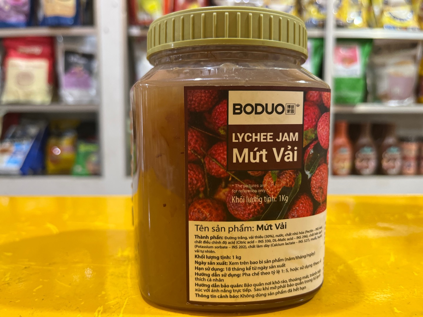 Mứt Vải BoDuo 1kg-duoc-ban-tai-Quang Vinh