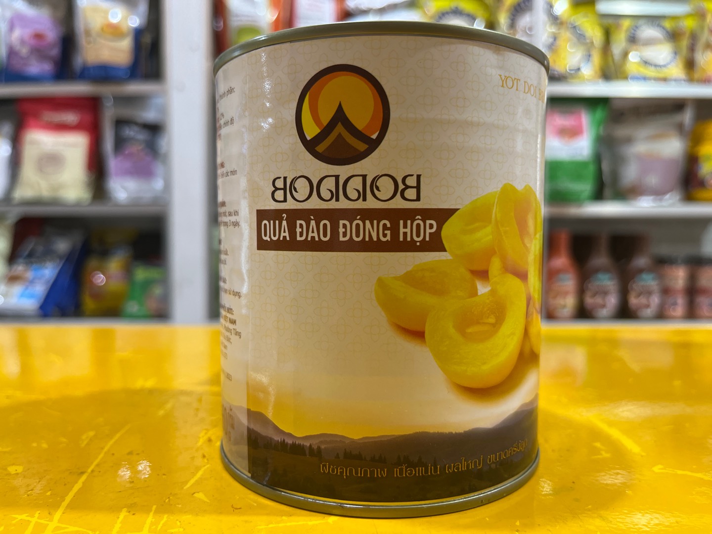 Đào Ngâm Đóng Hộp BODDOB-duoc-ban-tai-Quang Vinh