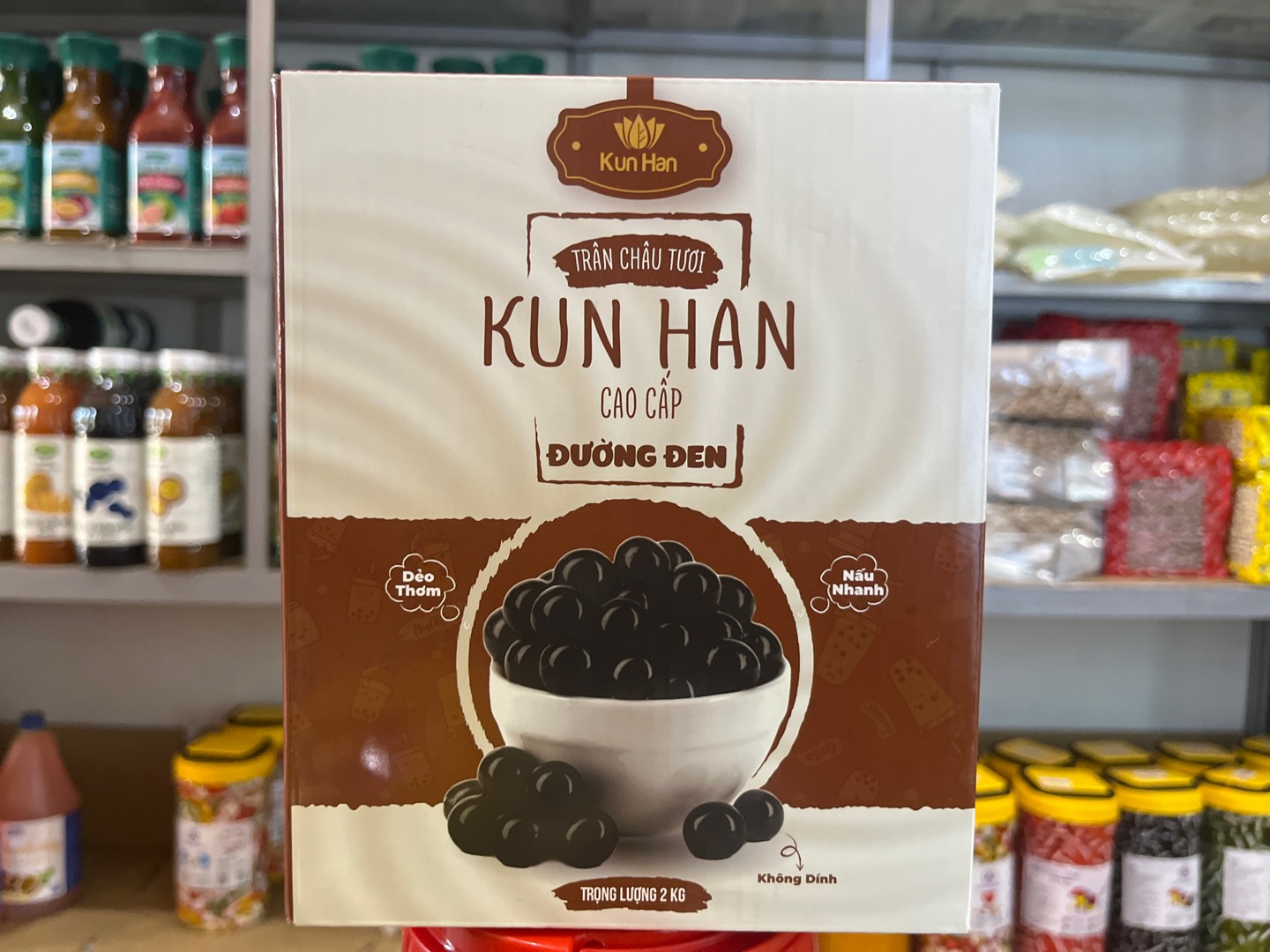 Trân Châu Kun Han Cao Cấp Đường Đen 2kg-duoc-ban-tai-Quang Vinh