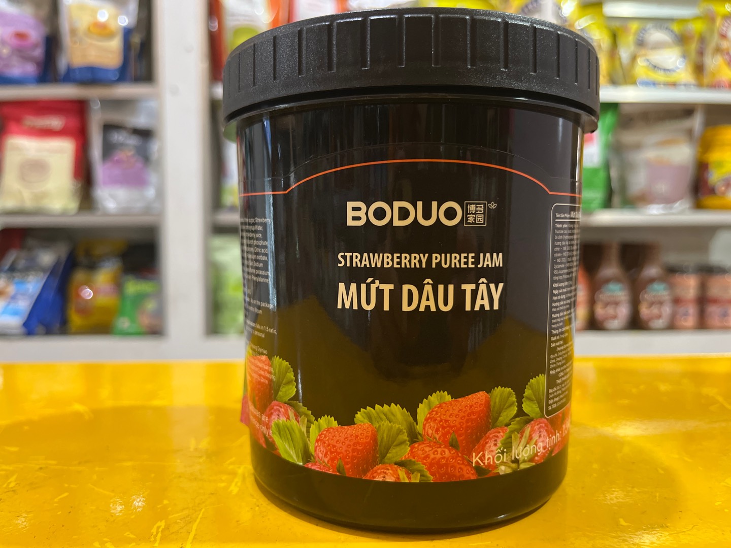 Mứt Dâu Tây Boduo  1,36Kg-duoc-ban-tai-Quang Vinh