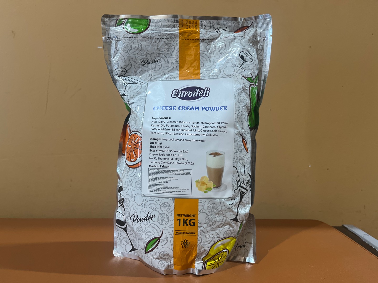 Bột Kem Topping Hương 
Phô Mai Hiệu Eurodeli-duoc-ban-tai-Quang Vinh