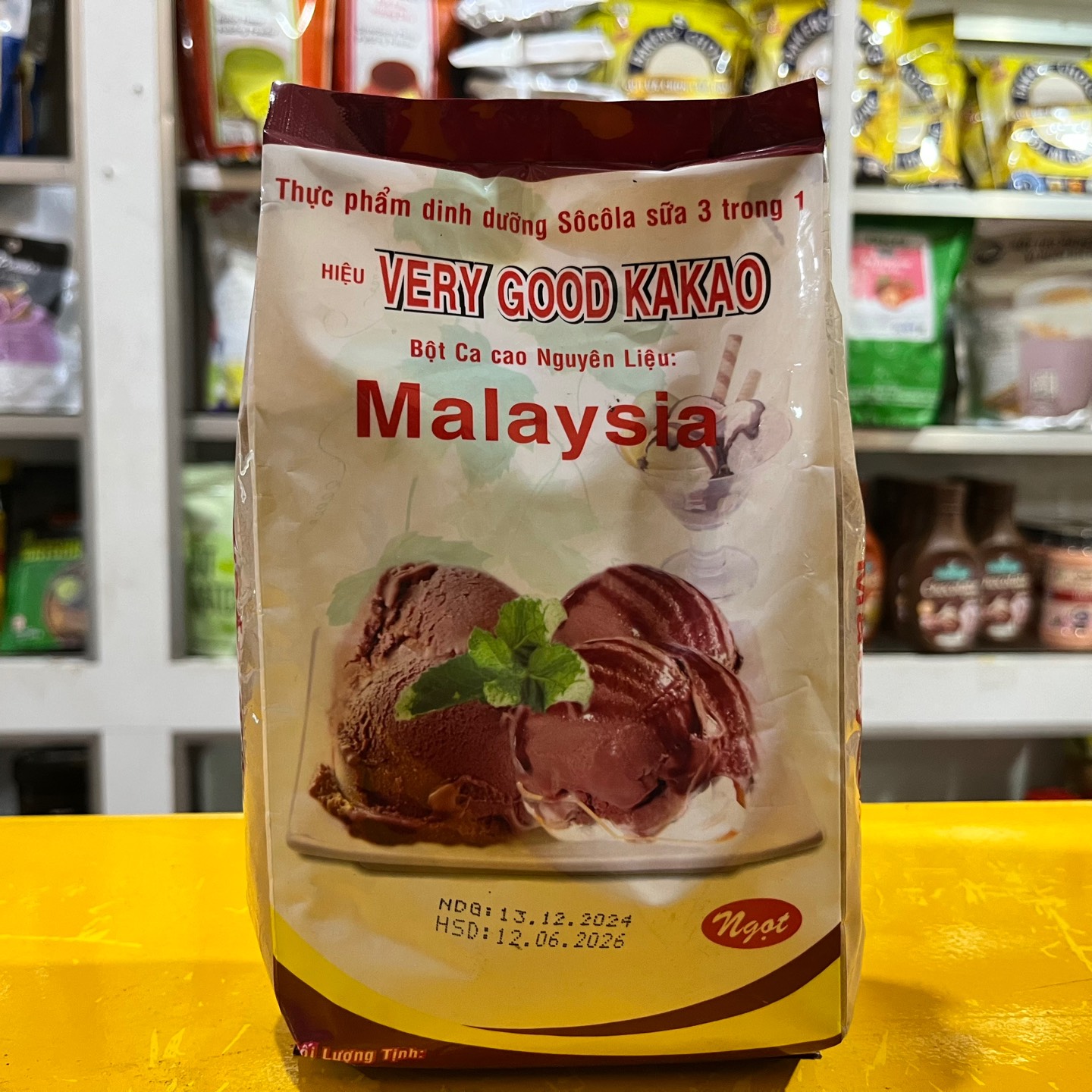 Bột CaCao Nguyên Liệu: Maylaysia-duoc-ban-tai-Quang Vinh