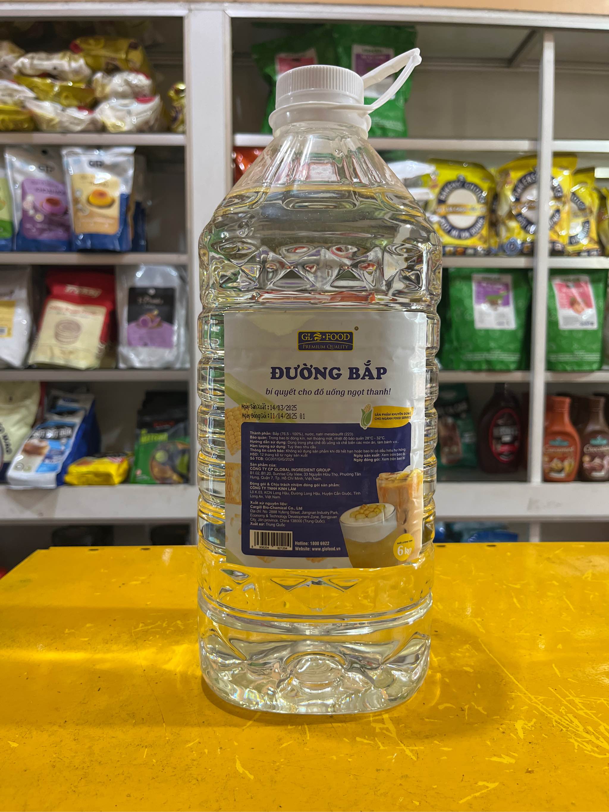 Đường Bắp can 6kg-duoc-ban-tai-Quang Vinh