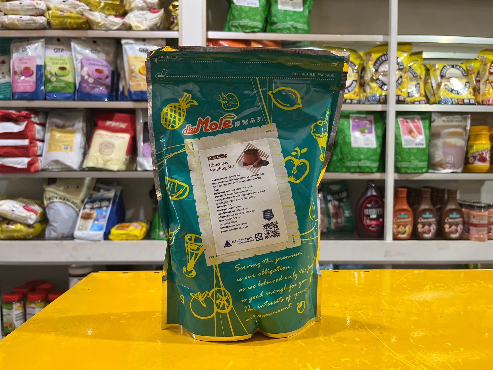 Pudding Chocolate Mole-duoc-ban-tai-Quang Vinh