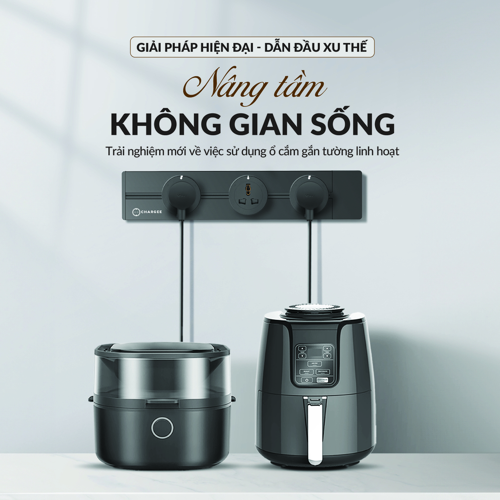 Ổ CẮM THANH RAY CHARGEE x KOC VÂN VÂN