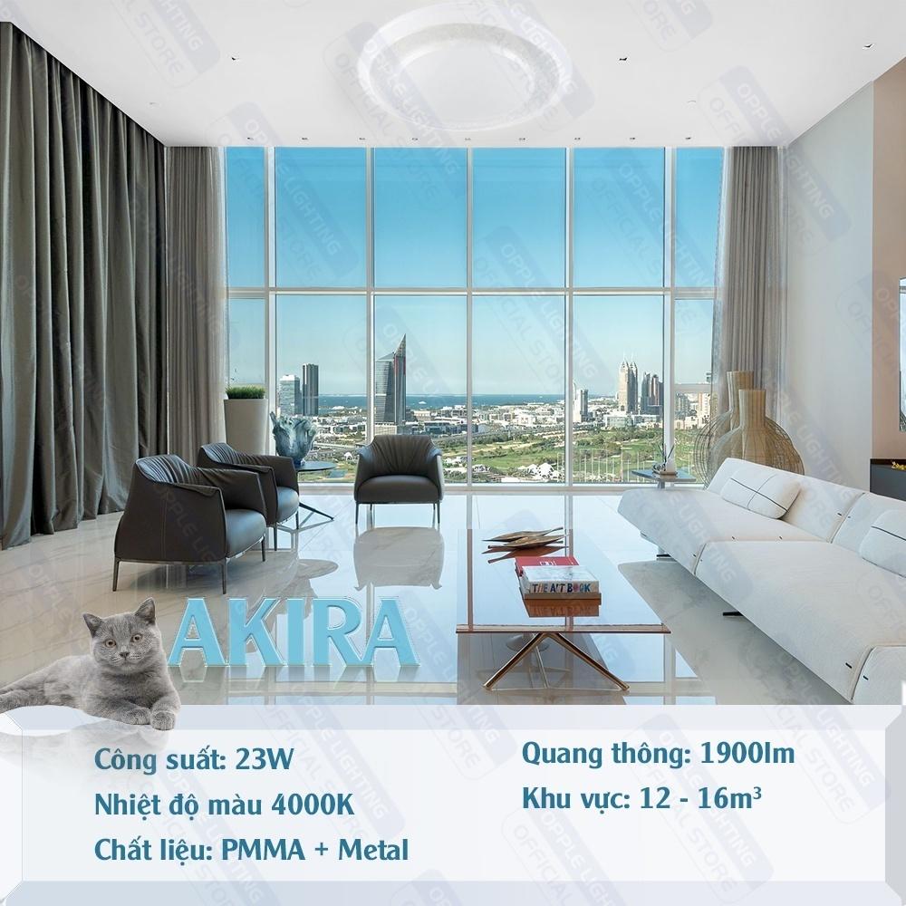 Bộ Đèn Ốp Trần OPPLE LED HC420 Akira 23W - Tiết Kiệm Năng Lượng - Chống Nhấp Nháy - Chính Hãng