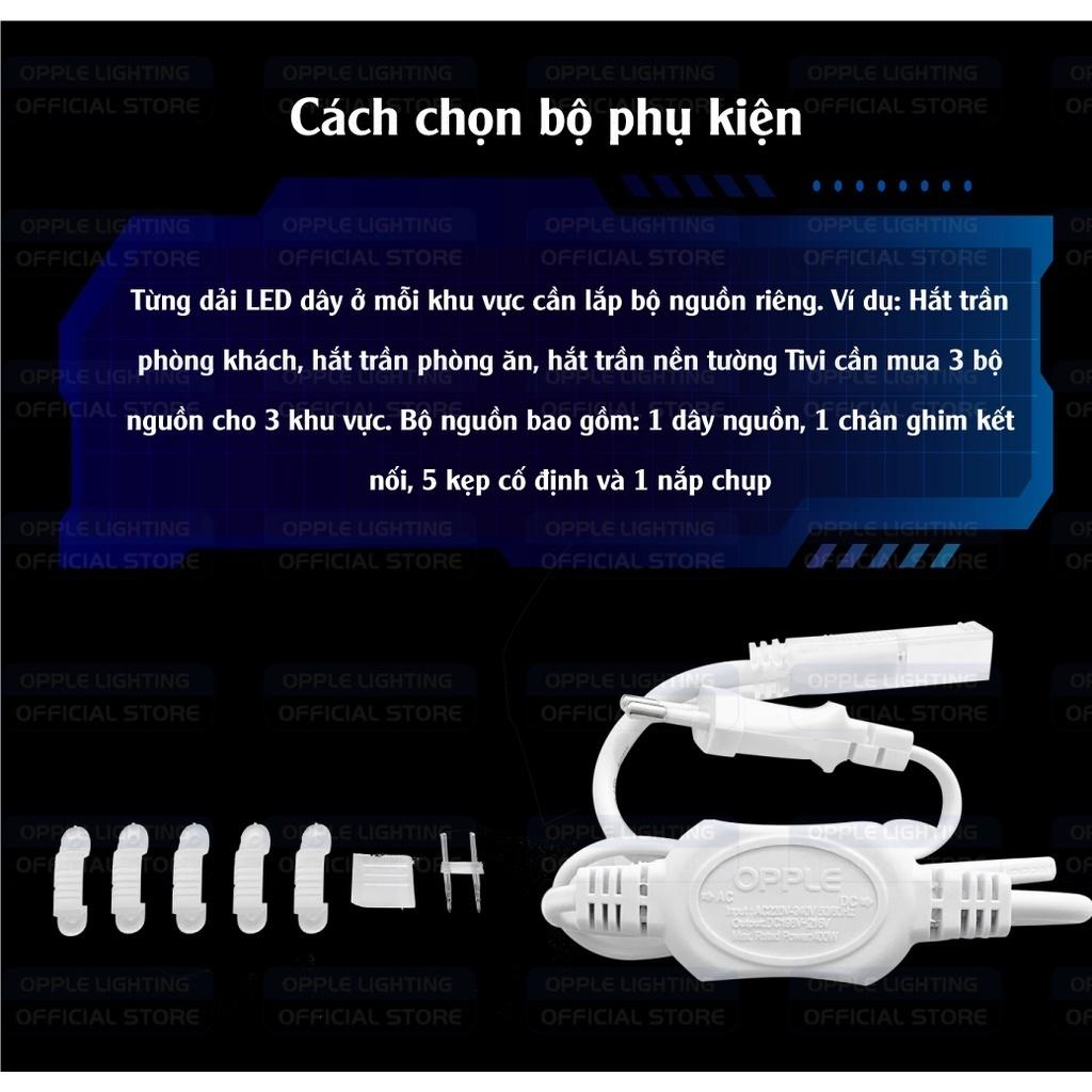 Bộ Nguồn Đèn LED Dây 5050 OPPLE Ultility Strip HV (50m/Cuộn)
