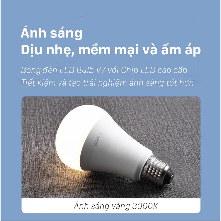 Bóng Đèn OPPLE LED Bulb Ecomax E27 - Tiết Kiệm Điện, Tuổi Thọ Cao Lên Đến 20.000 Giờ