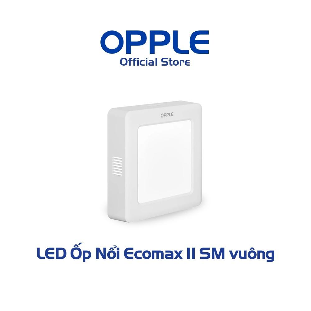Bộ Đèn Ốp Nổi Vuông OPPLE LED Slim Downlight Ecomax SM - Thiết Kế Đẹp Mắt, Hiệu Suất Sáng Cao