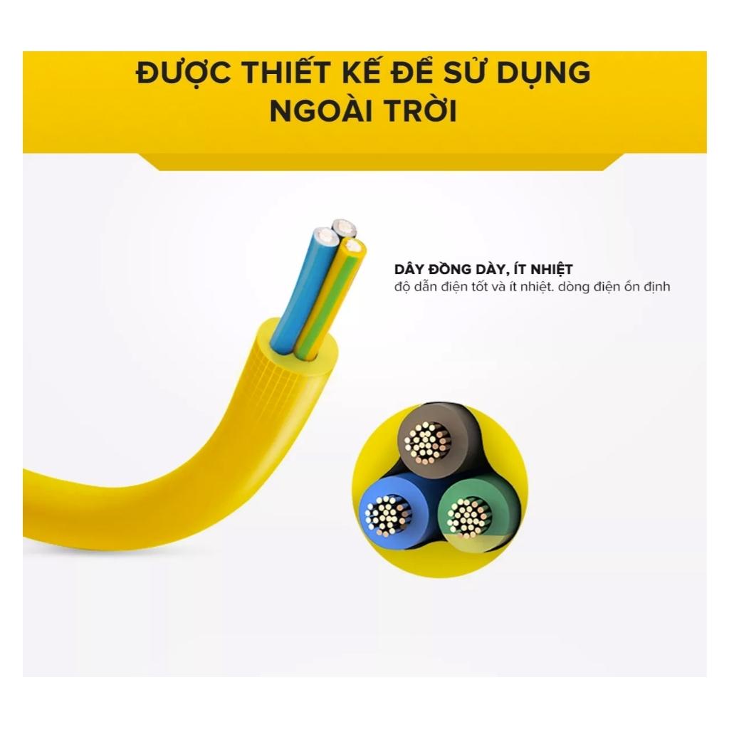 COMBO Ổ Cắm Phích Cắm Siêu chịu Tải Chống Va Đập