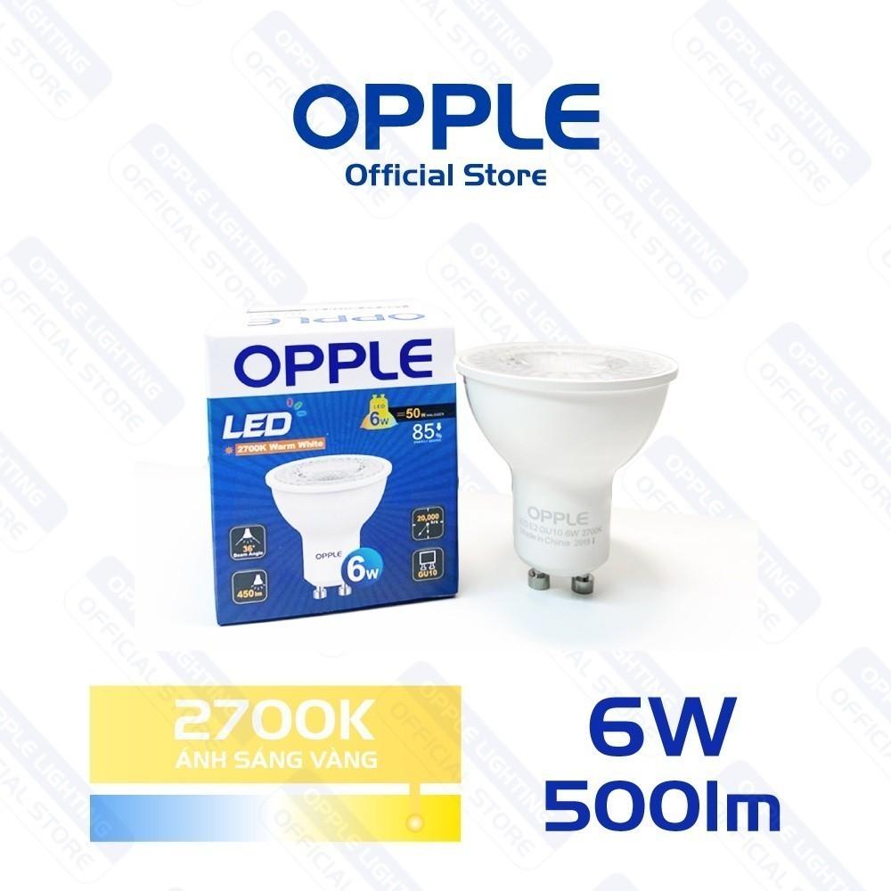 Bóng Đèn Chiếu Điểm OPPLE LED Ecomax GU10 Tiết kiệm điện - Hiệu Suất Cao - Chống Nhấp Nháy