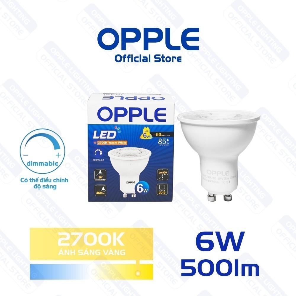 Bóng Đèn Chiếu Điểm OPPLE LED Ecomax GU10 Tiết kiệm điện - Hiệu Suất Cao - Chống Nhấp Nháy