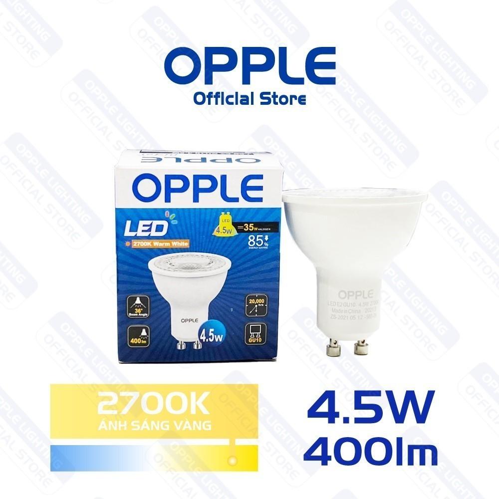 Bóng Đèn Chiếu Điểm OPPLE LED Ecomax GU10 Tiết kiệm điện - Hiệu Suất Cao - Chống Nhấp Nháy