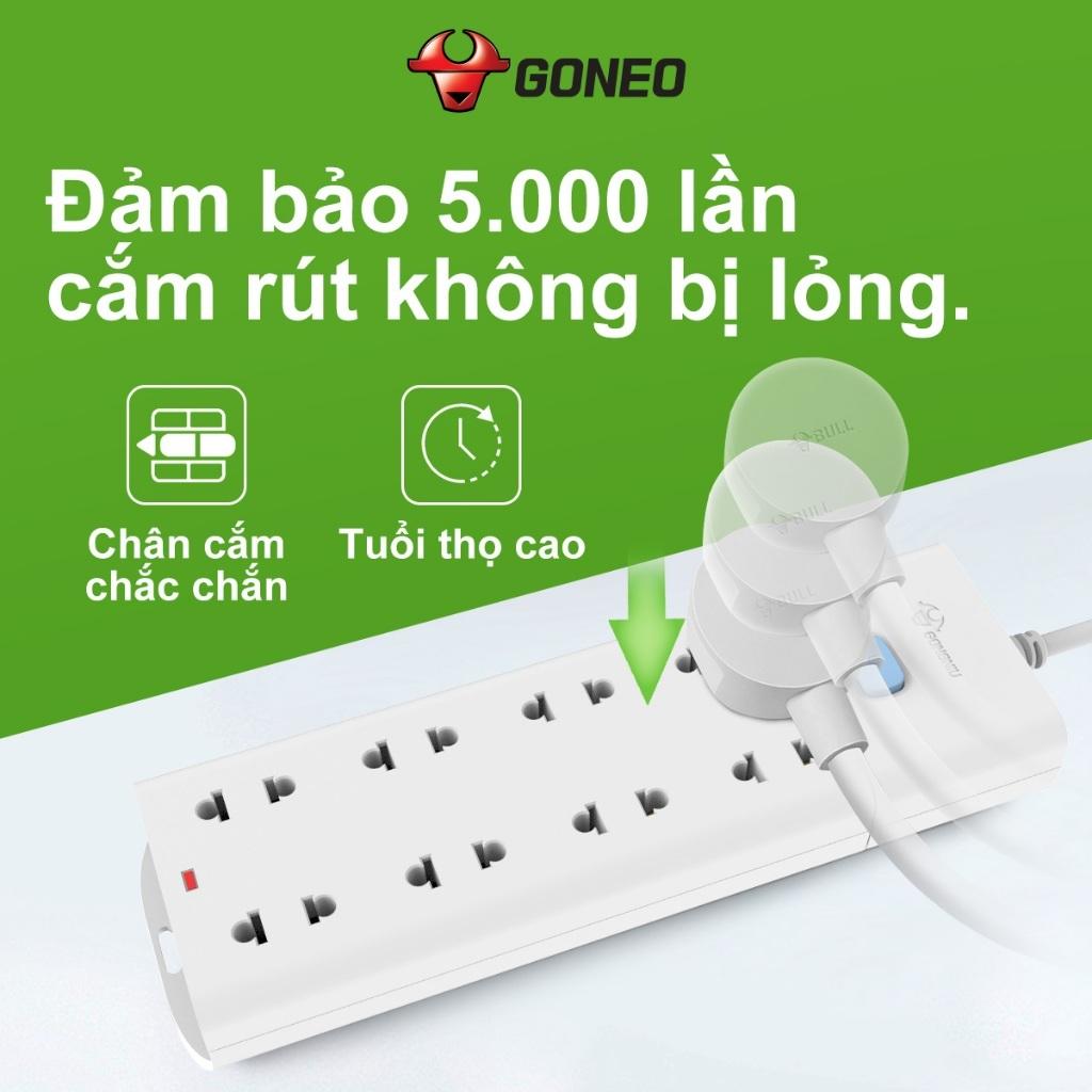 Ổ Cắm Điện Chống Cháy GONGNIU V - Chính Hãng