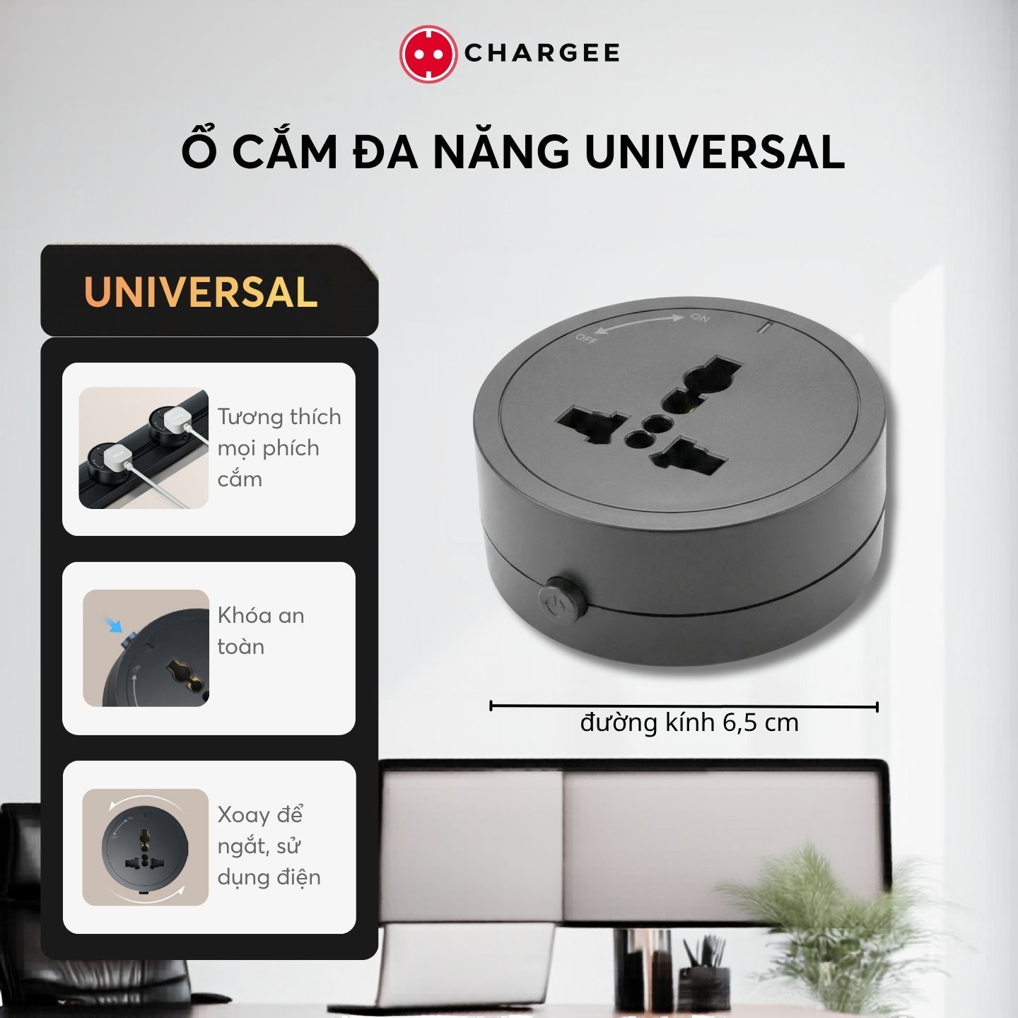 Combo Thanh ray âm tường 50cm CHARGEE ELEGANT