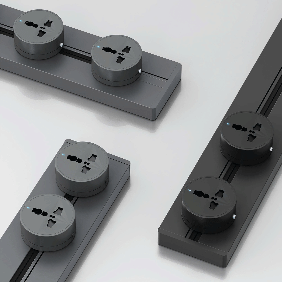 Combo Thanh ray lắp nổi 50cm CHARGEE ELEGANT