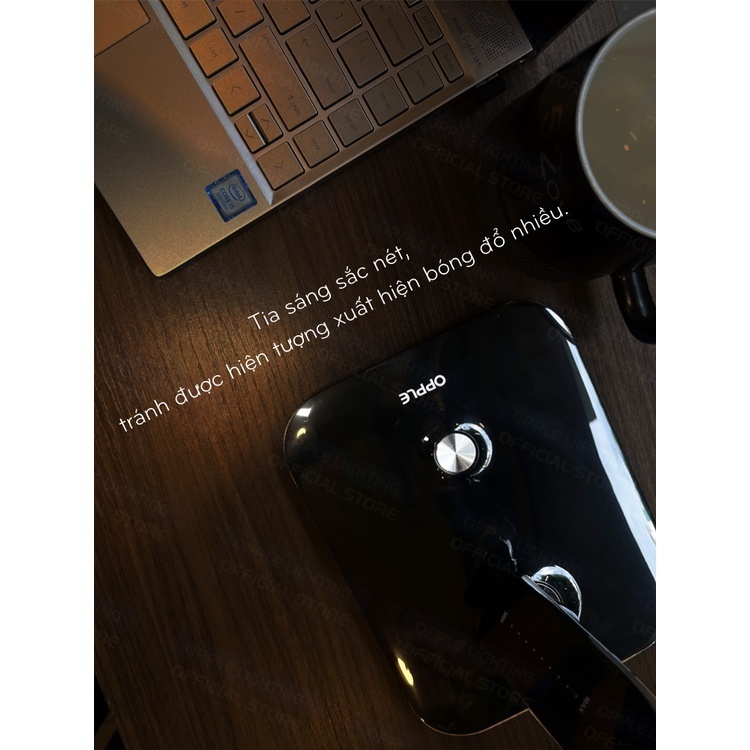 Đèn Học Chống Cận OPPLE Toranto Điều Chỉnh Độ Sáng 4000K 7W - Đen - Chính Hãng