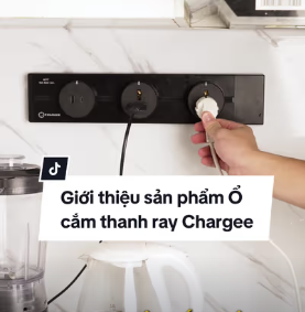 ổ cắm thanh ray chargee