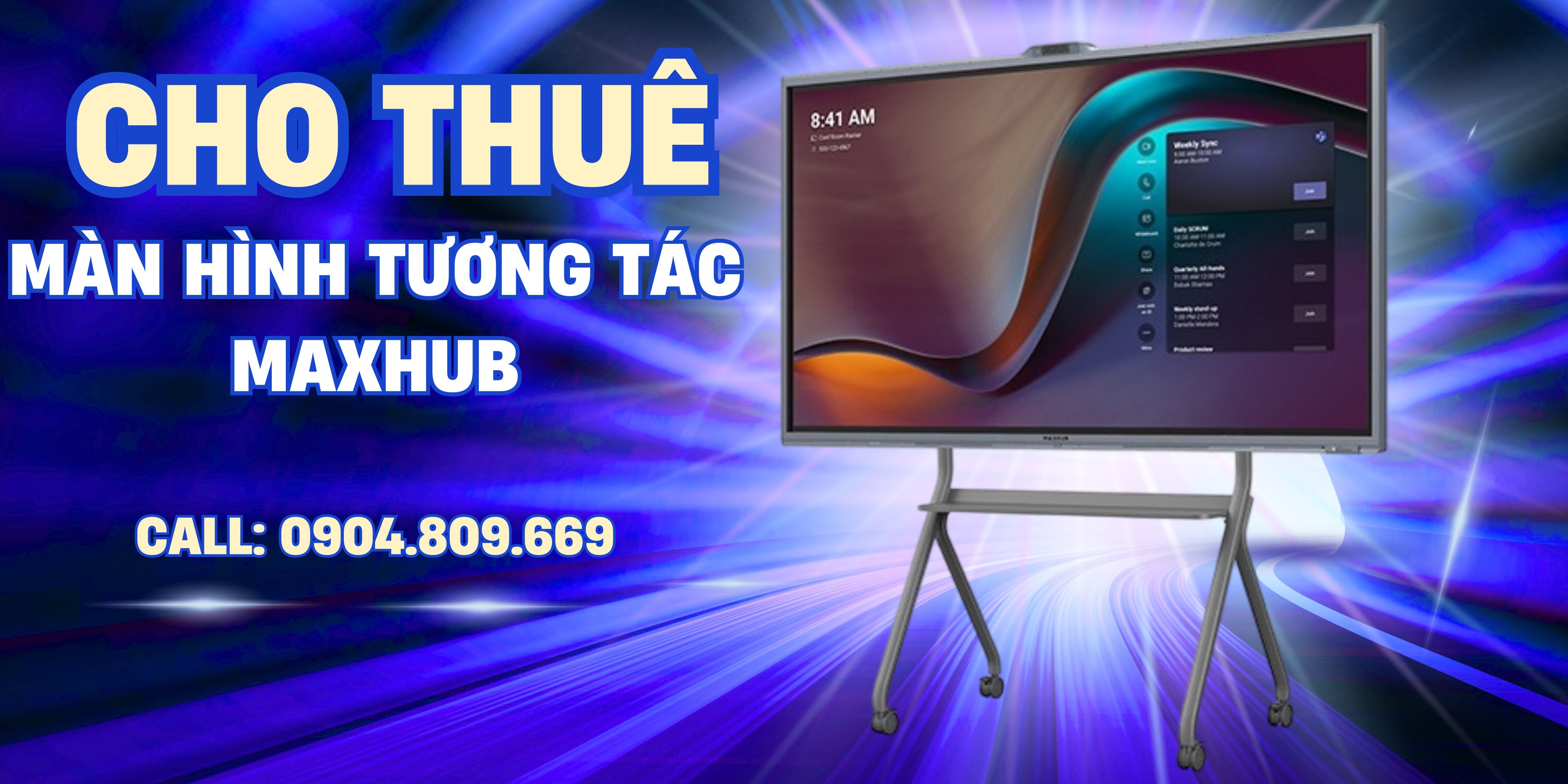 Dịch Vụ Cho Thuê Màn Hình Tương Tác MAXHUB Chính Hãng Tại Hà Nội