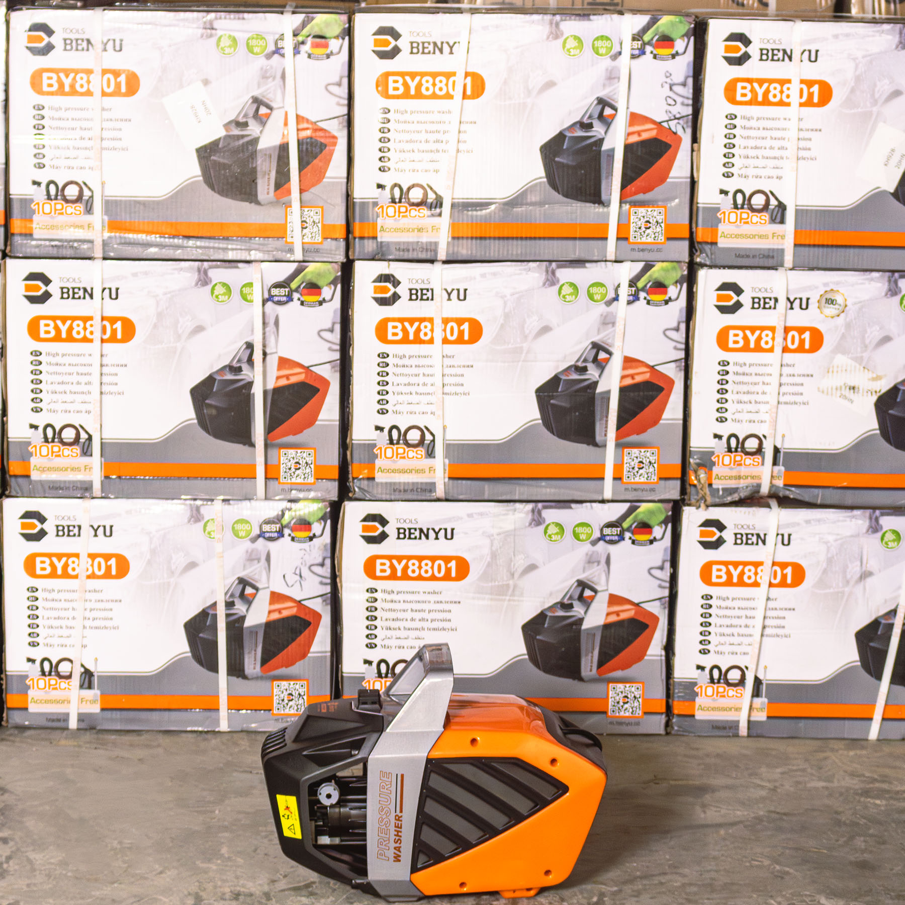 Máy xịt rửa cao áp BY8801