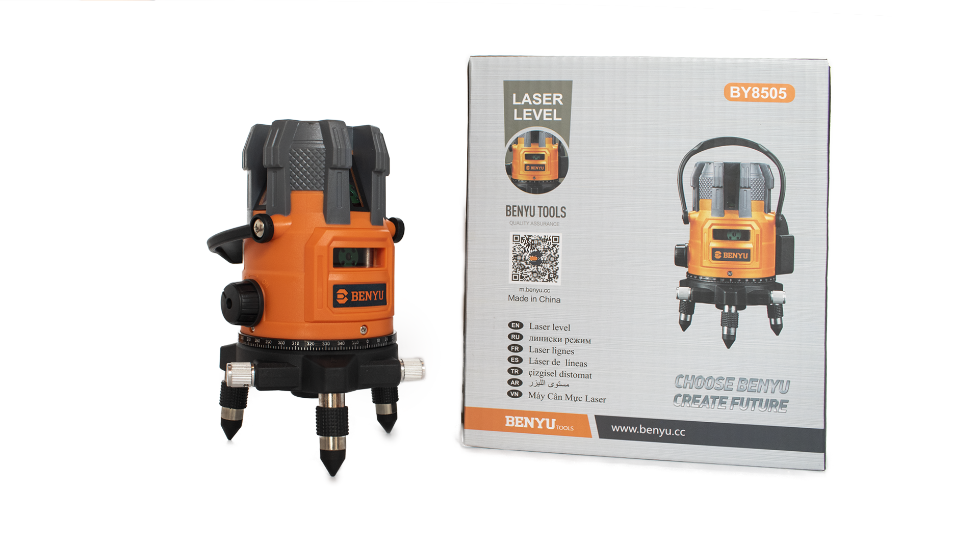 Máy cân mực Laser 5 tia xanh BY8505