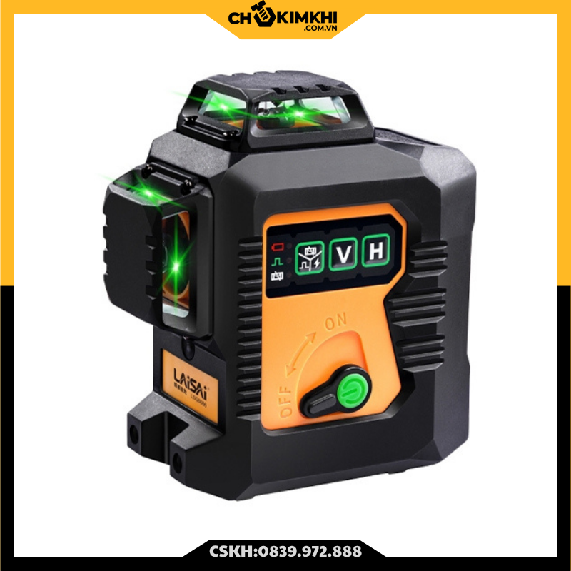 Máy cân bằng Laser 5 tia xanh Laisai LSG660S
