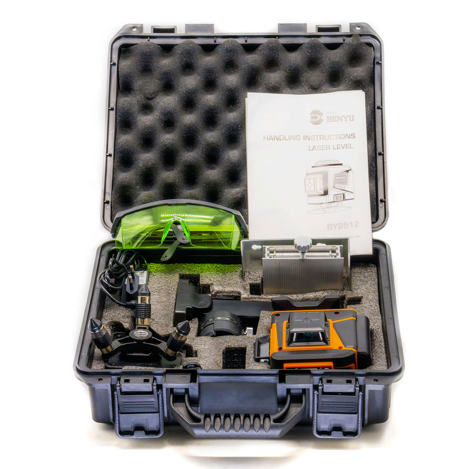 Máy cân mực Laser 12 tia xanh BY8512