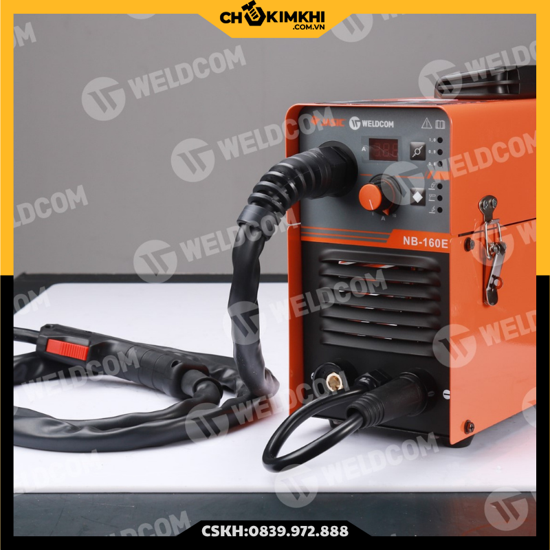 Máy hàn Mig không khí  MIG NB-160E (Nguồn 220V, Súng rời máy). 