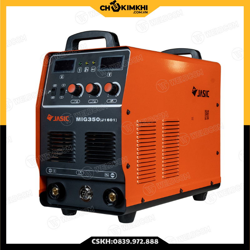 Máy hàn bán tự động MIG 350 (J1601)  (Nguồn 380v Hàn CO2, đầu cấp dây rời, 2T/4T)