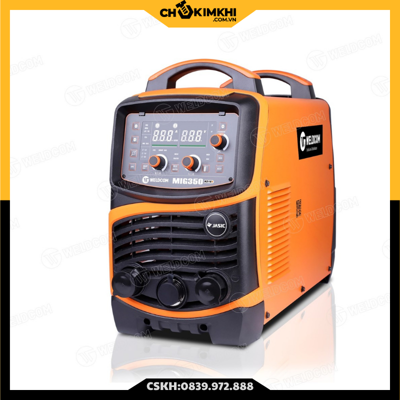 Máy hàn bán tự động MIG 350 N216II JET20  (Nguồn 380V Hàn CO2/QUE đầu cấp dây rời, 2T/4T)
