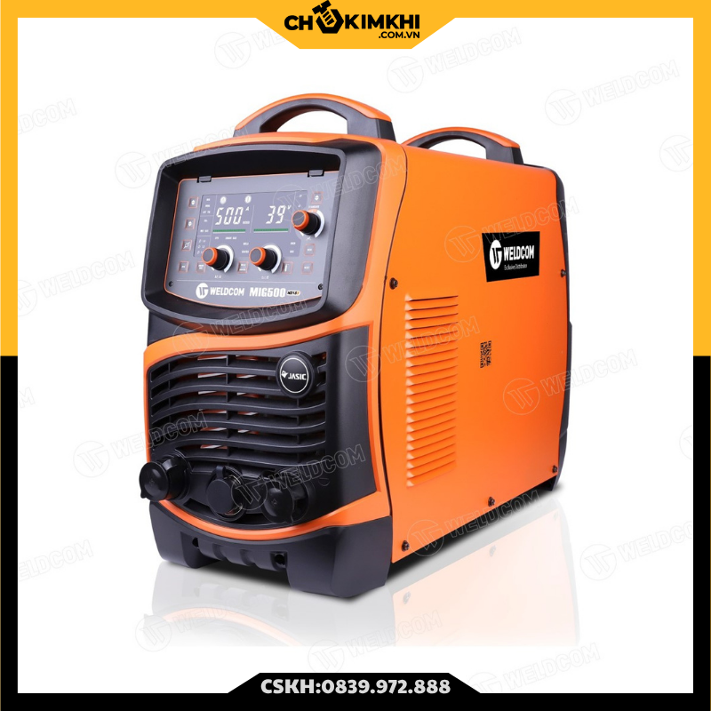 Máy hàn bán tự động MIG 500 N215II JET20, (Nguồn 380V, Chức năng CO2/QUE, Có chế độ 2T/4T, đầu cấp dây rời)