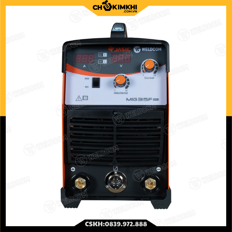 Máy hàn bán tự động MIG-315F (N254) ( Nguồn 380V, hàn CO2/QUE đầu cấp dây rời)