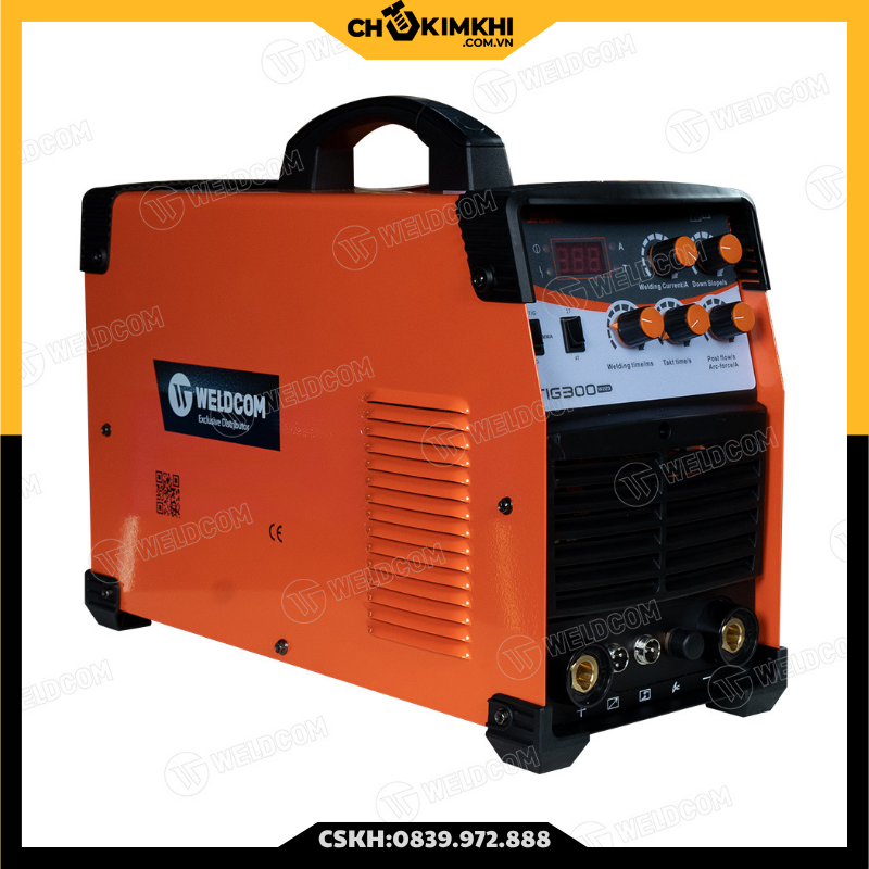 Máy hàn tig nguội TIG 300 (W229)
(chức năng TIG/QUE và chế độ, Nguồn 380V)