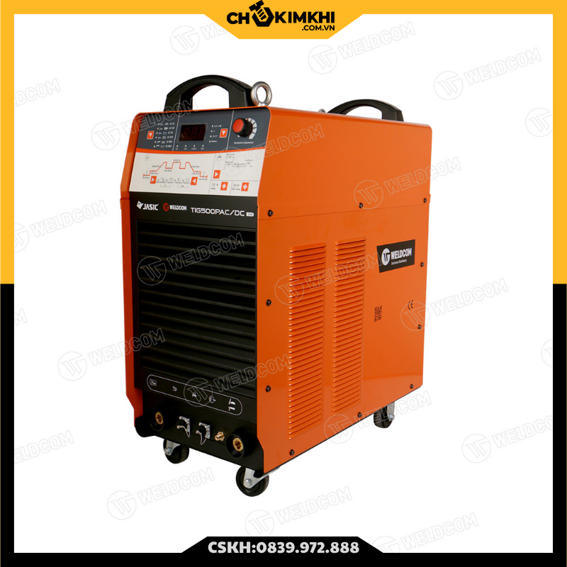 Máy hàn TIG 500P ACDC (E312)
(chức năng TIG/QUE và chế độ 2T/4T, Nguồn 380V)