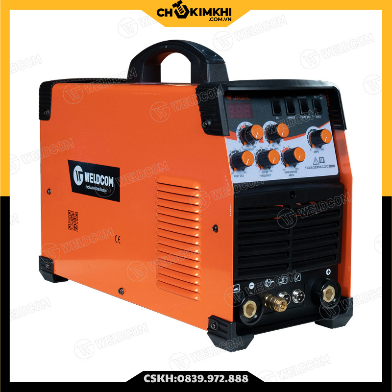 Máy hàn TIG 200P ACDC (E20101) 
(chức năng TIG/QUE và chế độ 2T/4T, Nguồn 220V)