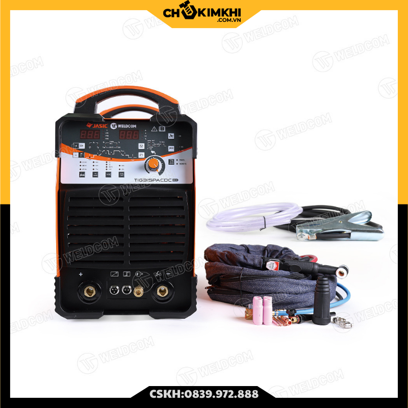 Máy hàn TIG 315P ACDC (E303)
(chức năng TIG/QUE và chế độ 2T/4T, Nguồn 380V)