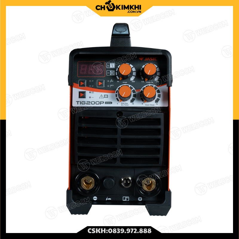 Máy hàn Tig 200P (W224) Jasic
(Có chức năng xung, chế độ 2T/4T, và hàn Que)