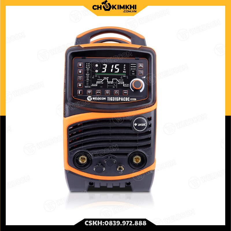Máy hàn TIG 315P ACDC E203 II JET20
(chức năng TIG/QUE và chế độ 2T/4T, Nguồn 380V)