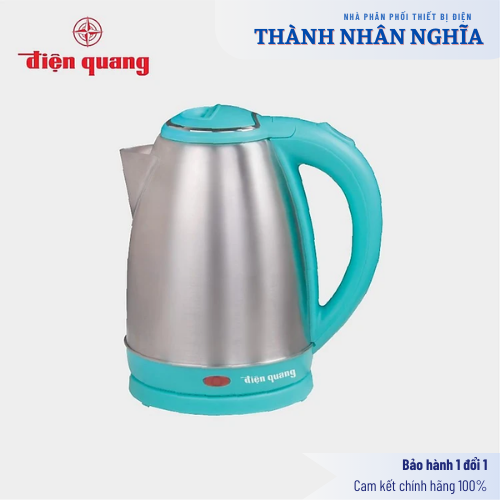 Ấm đun nước siêu tốc inox Điện Quang ĐQ EKT14 1518 B (1500W, 1.8L, màu xanh dương)