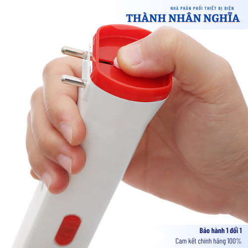 Vợt muỗi Điện Quang ĐQ EMR02 WR (Pin Lithium, Trắng-Đỏ)