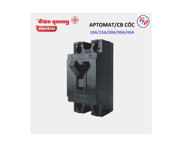 Cầu dao tự động ĐQ CBL03 30 (CB-30A-1.5KA-2P-1E)