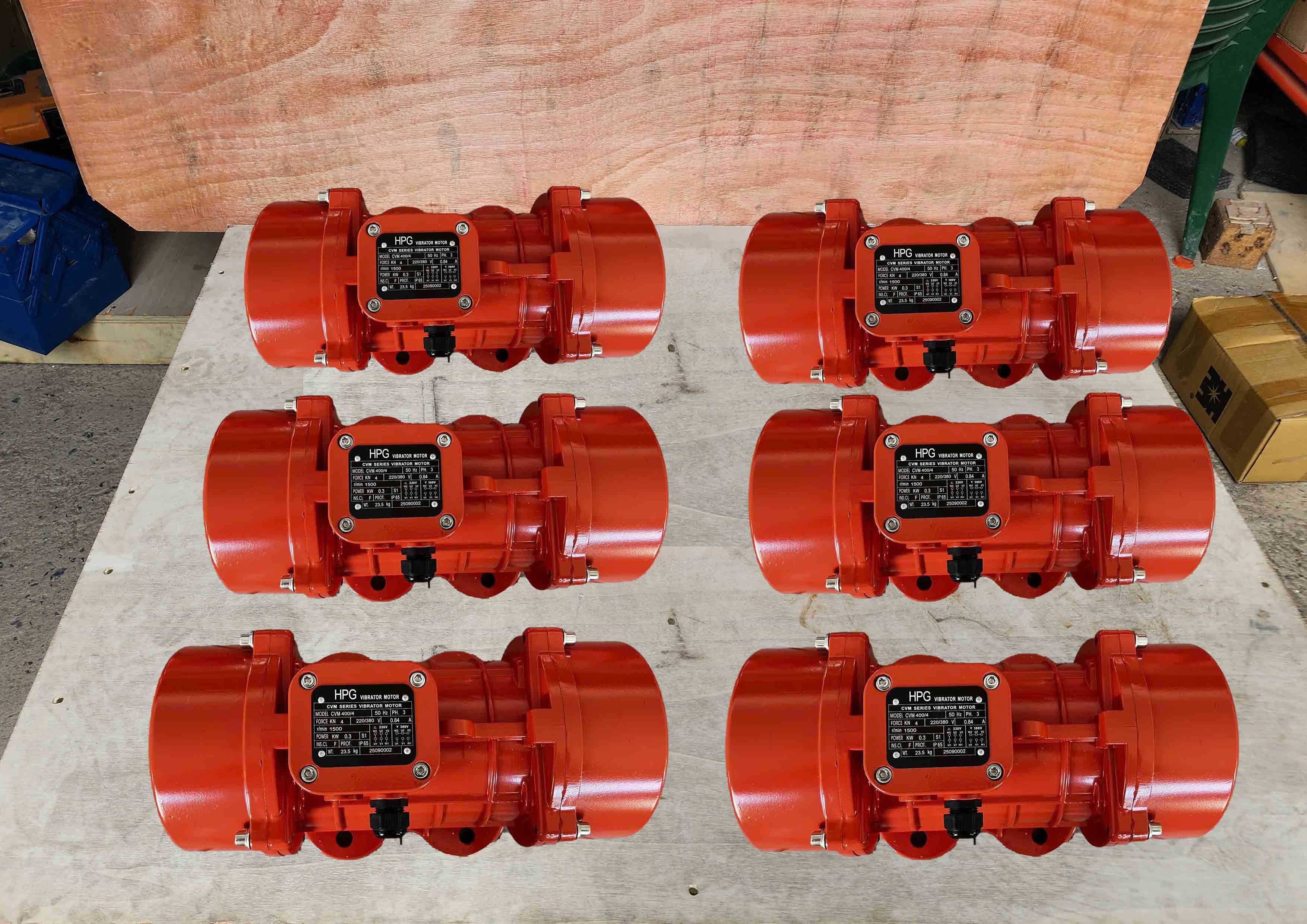 Động cơ rung HPG | Motor rung công nghiệp – lực rung mạnh, bền bỉ