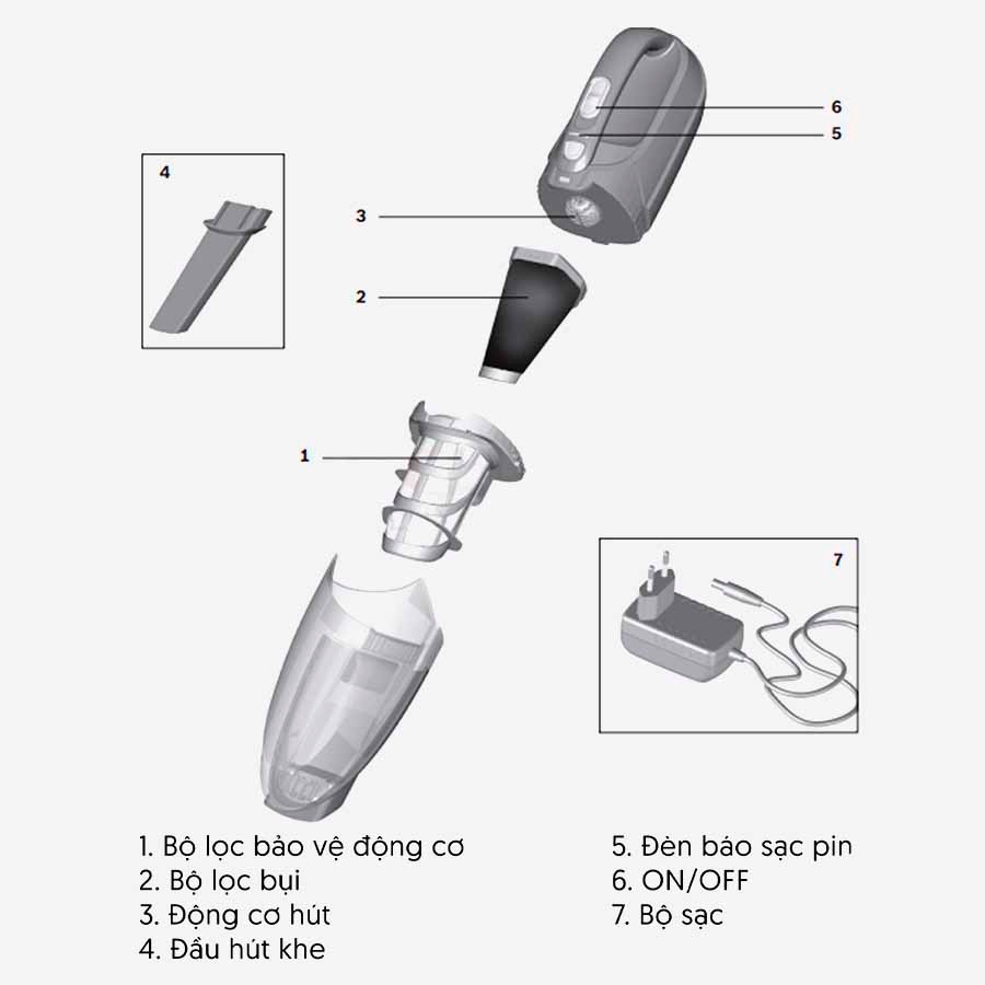 Máy Hút Bụi Cầm Tay Bosch - BHN16L