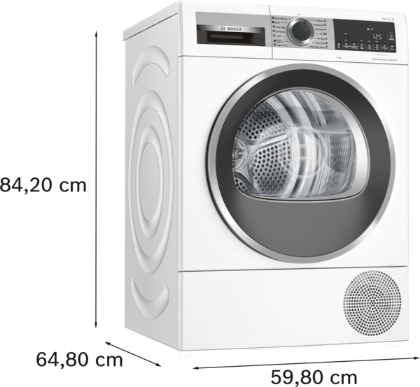 Máy sấy bơm nhiệt Bosch WQG24570SG