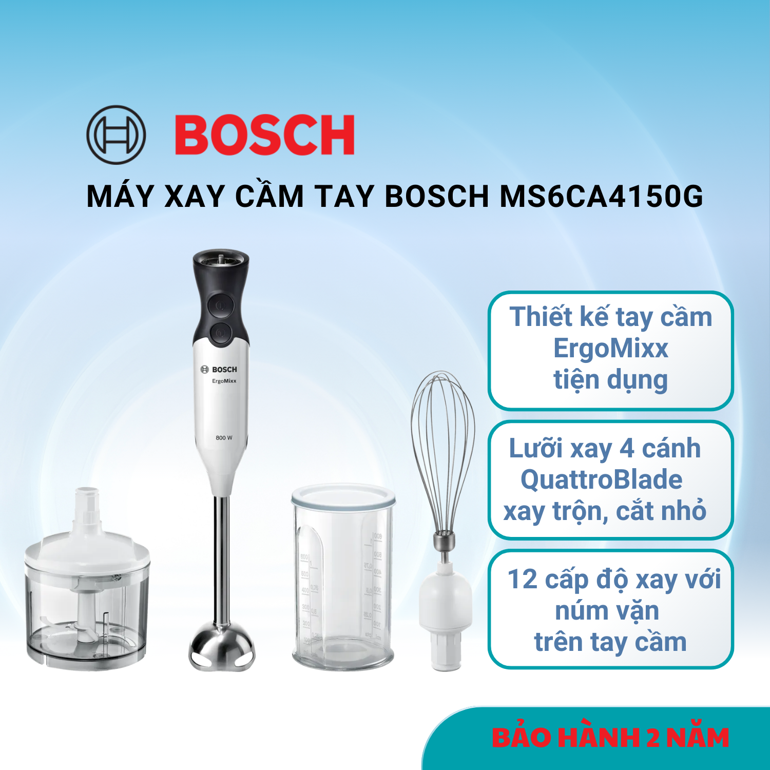 Máy Xay Cầm Tay Bosch - MS6CA4150G