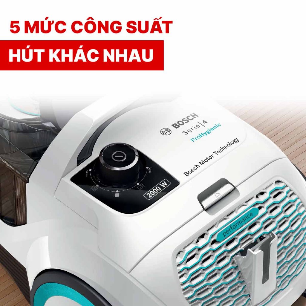 Máy Hút Bụi Có Dây Bosch - BGS21WHYG