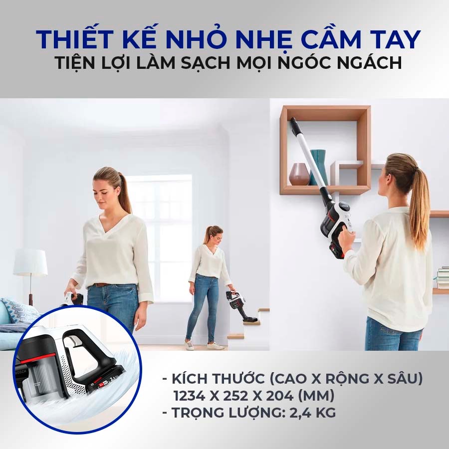 Máy Hút Bụi Cầm Tay Bosch - BCS61113