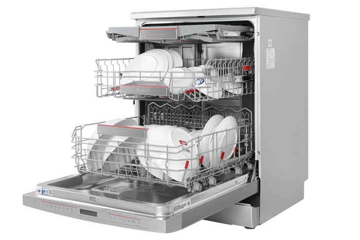 Máy Rửa Chén Độc Lập Bosch Serie 8 SMS8YCI01E – Sấy Zeolith®, A+++ -20%, Điều Khiển Thông Minh